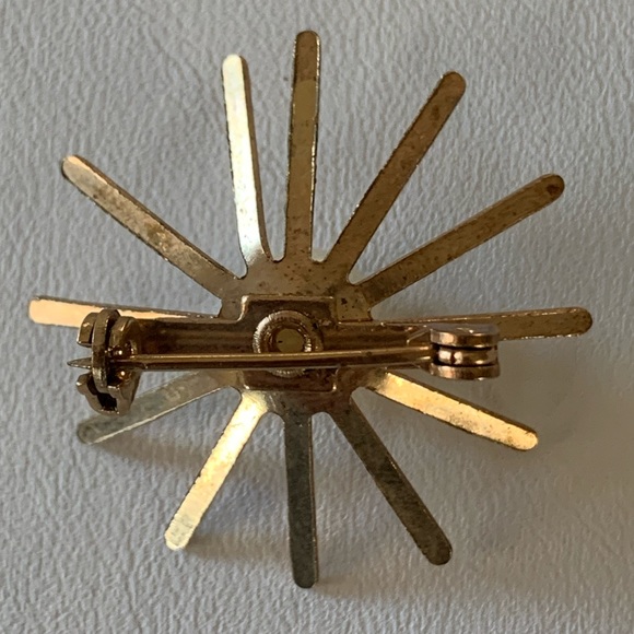 Brooch vintage atomic flower - Picture 5 of 8